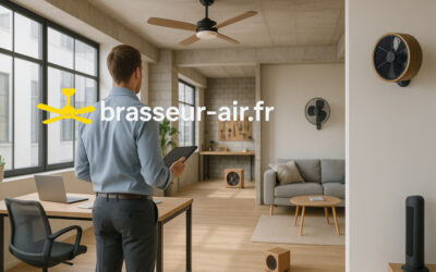 Comprendre les différents types de brasseurs d’air et leurs usages (plafonniers, sur pied, muraux, HVLS…)
