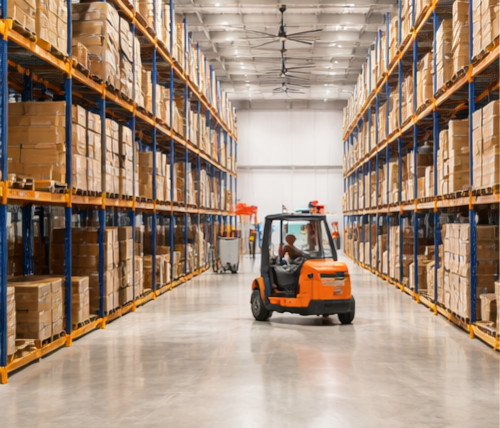 Calepinage entrepôt logistique