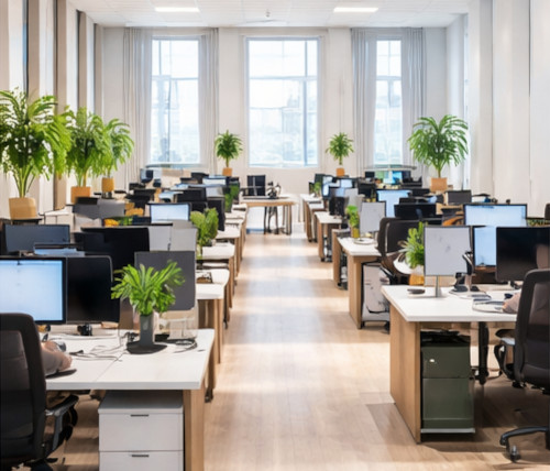 Calepinage ventilateur dans le tertiaire bureau