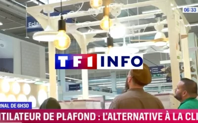 Canicule : le ventilateur de plafond passé au crible par TF1 INFO et LCI