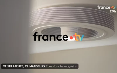 Ventilateur de plafond Exhale, votre allié pendant la canicule : au Journal de 20h sur France 2